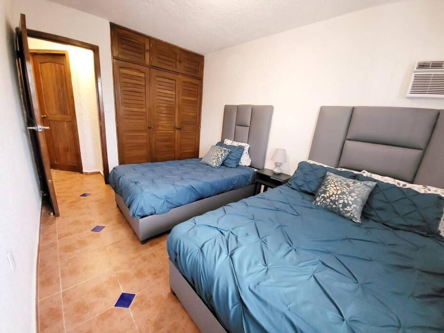 2 Rooms Apartment With Private Beach In Puerto Juarez Cancun Ngoại thất bức ảnh