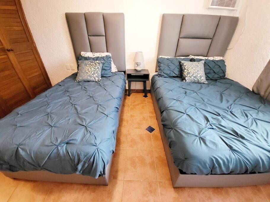 2 Rooms Apartment With Private Beach In Puerto Juarez Cancun Ngoại thất bức ảnh